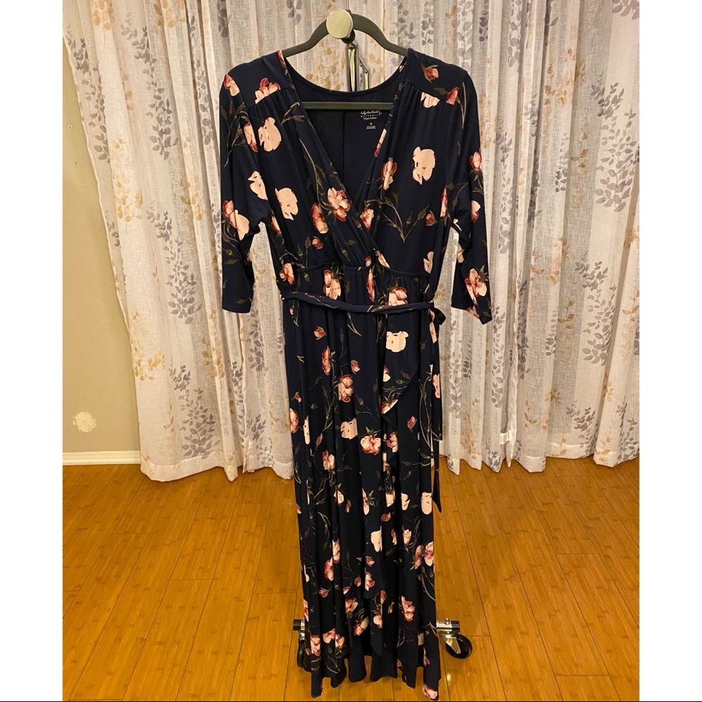 Floral Print Maternity Dress